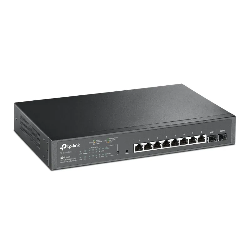 TL-SG2210MP TP-LINK JetStream 10-Port Gigabit Smart POE Switch 8 Port 150W