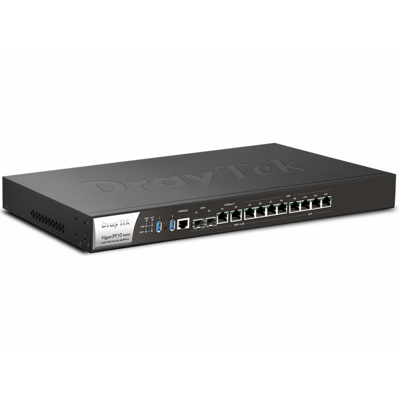 DrayTek DrayTek Vigor3910 8-WAN Load Balance VPN Router รองรับ Internet 9.4Gbps DrayTek DrayTek Vigor3910 8-WAN Load Balance VPN Router รองรับ Internet 9.4Gbps