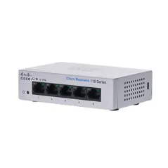 CBS110-5T-D Cisco Unmanaged Gigabit Switch 5 Port ความเร็ว Gigabit