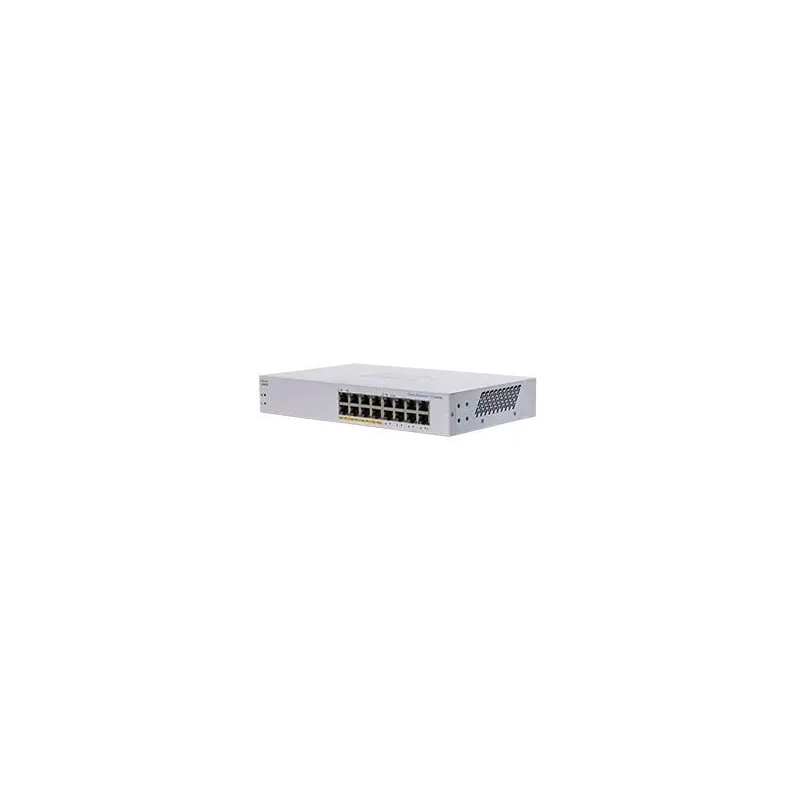 CBS110-16PP Cisco Unmanaged Gigabit POE Switch 16 Port, POE 64W