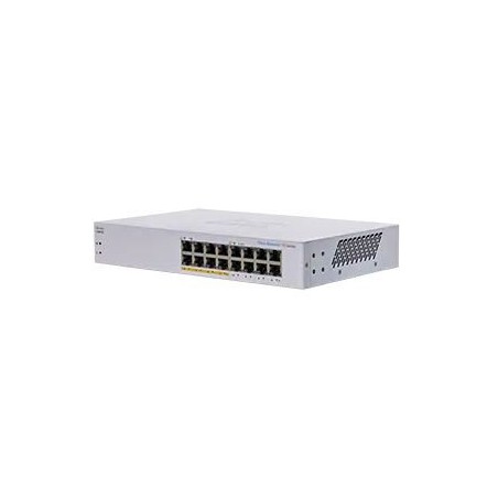 CBS110-16PP Cisco Unmanaged Gigabit POE Switch 16 Port, POE 64W