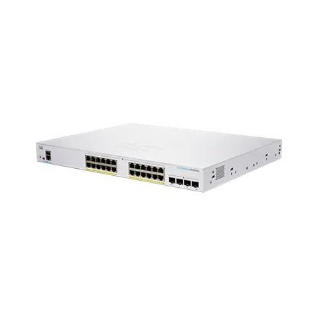 CBS250-24P-4X Cisco L2-Managed Gigabit POE Switch 24 Port, 4 SFP+, POE 195W