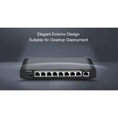 RG-ES108GD Reyee Gigabit Switch 8 Port แบบ Desktop Case เหล็ก