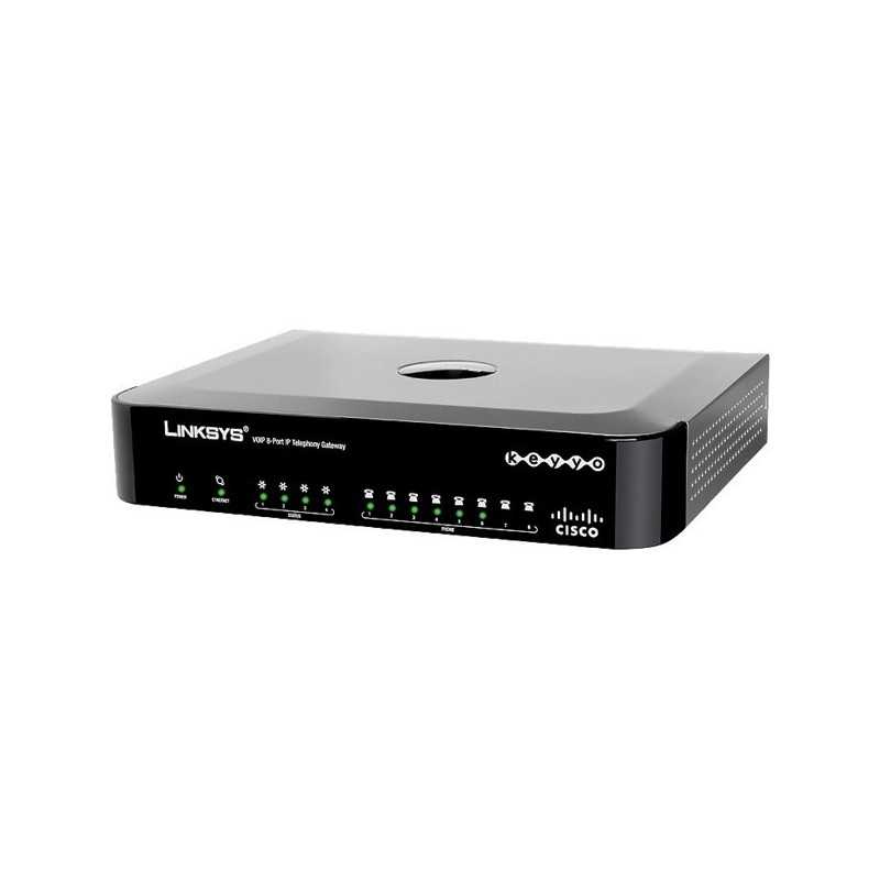 Cisco SPA8000 8-Port IP Telephony Gateway 1 Port Lan