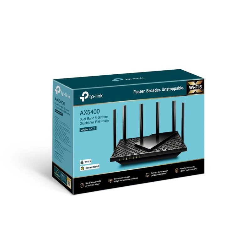 TP-Link Archer AX73 AX5400 Dual-Band Gigabit Wi-Fi 6 Router