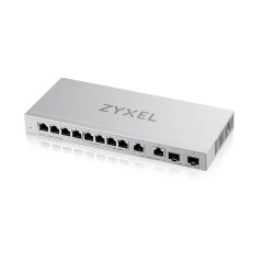 Zyxel XGS1010-12 12-Port Unmanaged Multi-Gigabit Switch, 2-Port 2.5G และ 2-Port 10G SFP+
