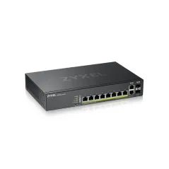 GS2220-10HP Zyxel L2+ Managed POE Switch 8 Port, 2 Port SFP, 180W