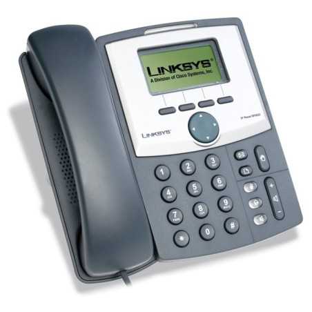 Linksys SPA922 IP Phone, 2 Port Lan 10/100, 128x64 LCD