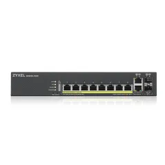 GS2220-10HP Zyxel L2+ Managed POE Switch 8 Port, 2 Port SFP, 180W