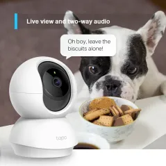 TP-LINK TAPO TC70 Pan/Tilt Home Security Wi-Fi Camera, 1080p