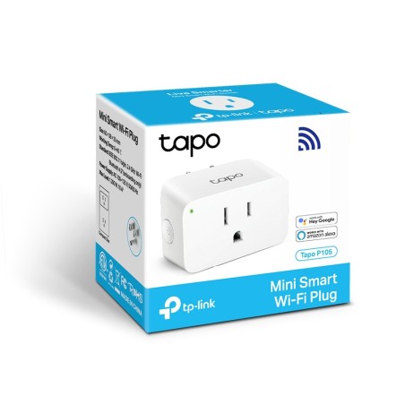 TP-LINK TAPO P105 Mini Smart Wi-Fi Plug รองรับ Load สูงสุด 3300Watt