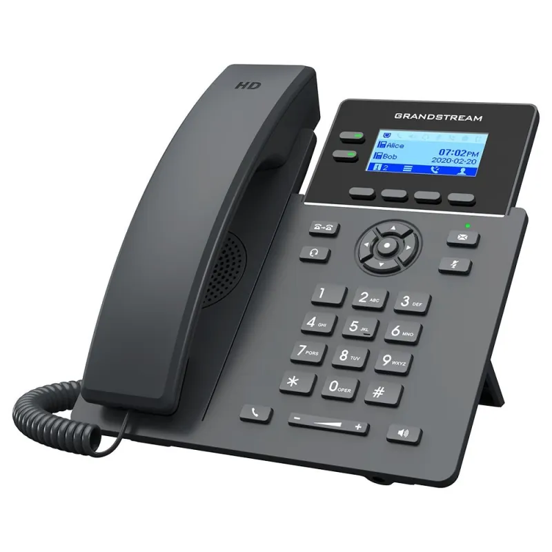 GrandStream GRP2602P IP-Phone 2 Lines SIP Account, HD Audio, POE