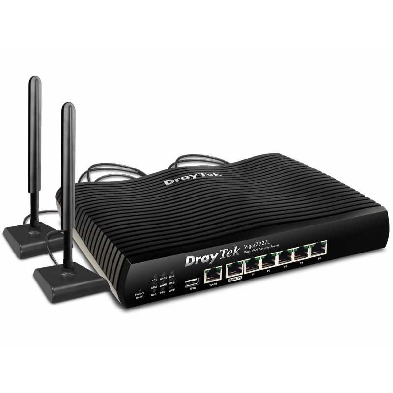 Vigor2927L DrayTek 4G/LTE DualWAN VPN Router, Sim 2 Slot