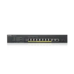 XS1930-12HP Zyxel 8-port Multi-Gigabit Smart Managed PoE Switch, 2 SFP+ 375W