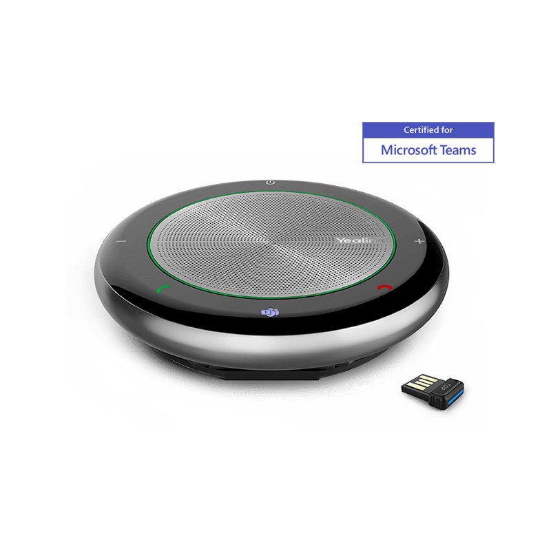 Yealink CP700 SPEAKERPHONE ไมค์พร้อมลำโพง สำหรับประชุมทางไกล เชื่อมต่อผ่าน Bluetooth, สาย USB