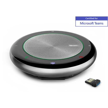 Yealink CP700 SPEAKERPHONE ไมค์พร้อมลำโพง สำหรับประชุมทางไกล เชื่อมต่อผ่าน Bluetooth, สาย USB