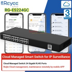 Ruijie Networks Reyee RG-ES224GC Cloud Managed Smart Switch 24 Port Gigabit