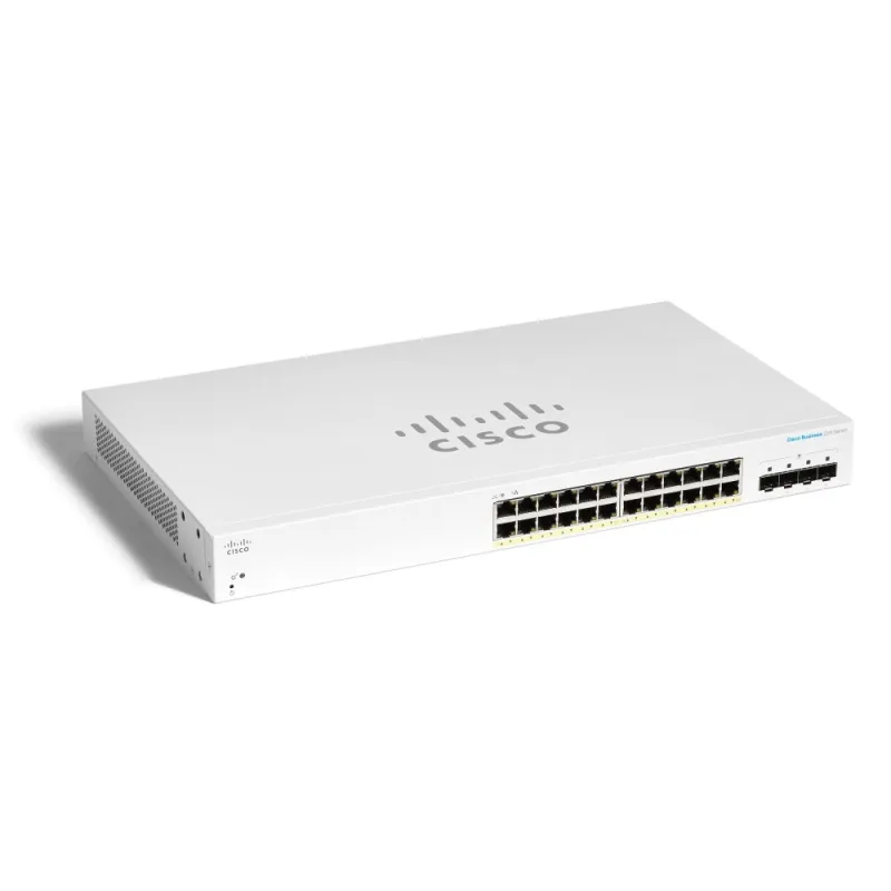 CBS220-24P-4G Cisco L2-Managed Gigabit POE Switch 24 Port, 4 SFP