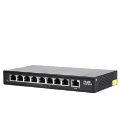 RG-S1809-P Ruijie UnManaged POE Switch 8 Port, 1 Port Gigabit, POE 118W