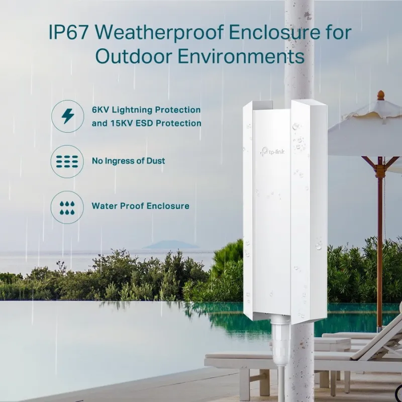 EAP610-Outdoor TP-LINK AX1800 Indoor/Outdoor WiFi 6 AP