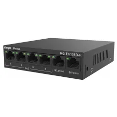 RG-ES106D-P Reyee POE Switch 6 Port จ่ายไฟ 4 Port 58W