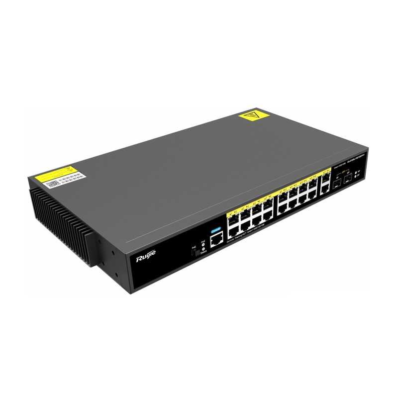 Ruijie XSS1930J18GT2SFPP L2Managed Gigabit POE Switch 18 Port, 2 Port SFP
