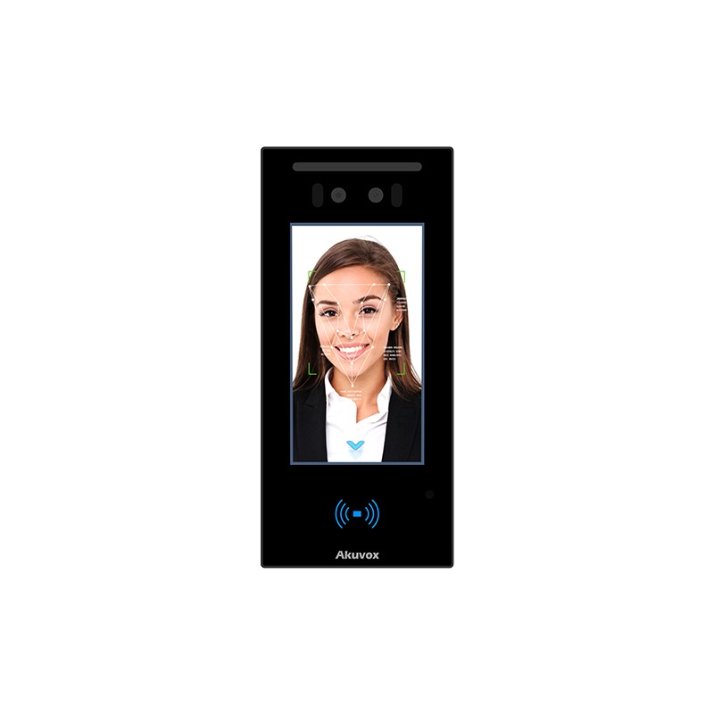 Akuvox A05C IP Access Control Reader with Facial Recognition, Bluetooth, RFID & QR Code Reader