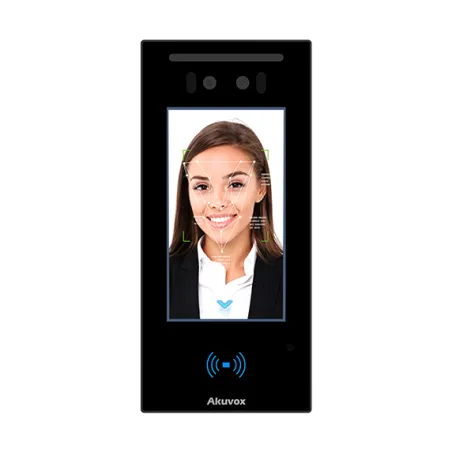 Akuvox A05C IP Access Control Reader with Facial Recognition, Bluetooth, RFID & QR Code Reader