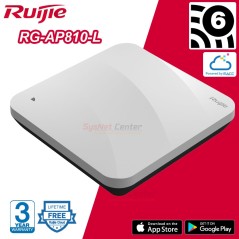 Ruijie RG-AP810-L Wi-Fi 6 AX1800 Wireless Access Point 2x2 MIMO, 1.775Gbps
