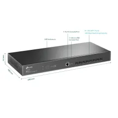 TL-SX3008F TP-Link JetStream 8-Port 10GE SFP+ L2+ Managed Switch