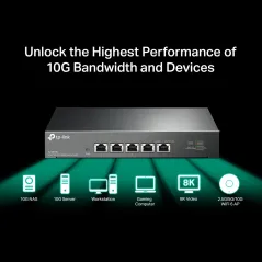 TL-SX105 TP-LINK 5-Port Multi-Gig 1/2.5/5/10G Desktop Switch