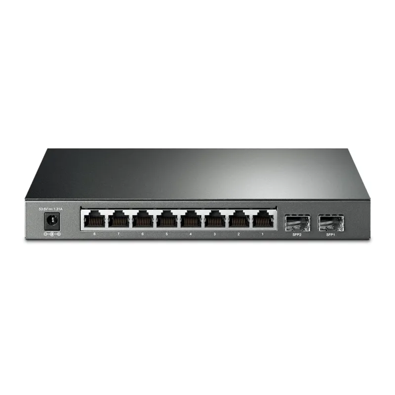 TL-SG2210P TP-LINK JetStream 8-Port Gigabit Smart PoE+ Switch, 58W