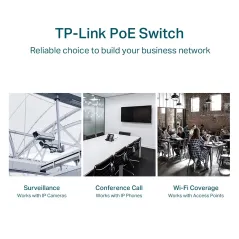 TL-SG1428PE TP-LINK 28-Port Gigabit Easy Smart PoE Switch 250W