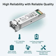 TP-Link TL-SM311LS SFP Module Single-Mode Fiber LC Duplex 20Km