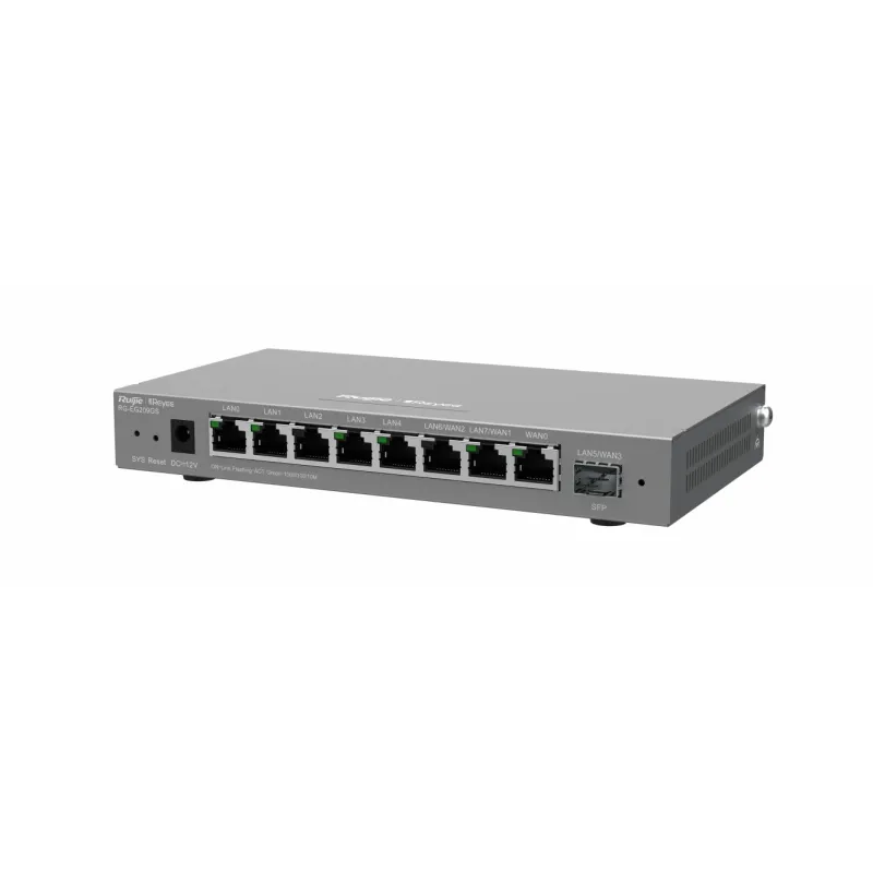 RG-EG209GS Reyee Cloud Router 4 WAN 8 Port, 1 SFP, Internet 600Mbps