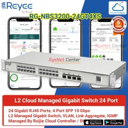 RG-NBS3200-24GT4XS Reyee L2 Cloud Managed Gigabit Switch 24 Port