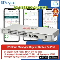 RG-NBS3200-24GT4XS Reyee L2 Cloud Managed Gigabit Switch 24 Port