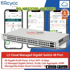 Reyee RG-NBS3200-48GT4XS L2 Cloud Managed Switch 48 Port Gigabit, 4 Port SFP+