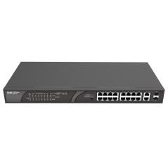 Ruijie Networks Reyee RG-ES118S-LP POE Switch 16 Port, 2 Uplink Combo 120W