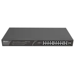 RG-ES118S-LP Reyee POE Switch 16 Port, 2 Uplink Combo 120W