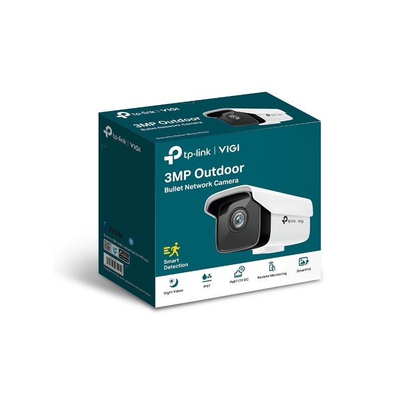 VIGI C300HP TP-Link VIGI 3MP Outdoor Bullet Network Camera
