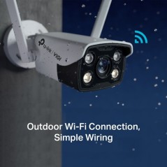 VIGI C340-W TP-Link VIGI 4MP Outdoor Full-Color Wi-Fi Bullet Network Camera