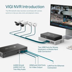 VIGI NVR1008H TP-Link VIGI 8 Channel Network Video Recorder