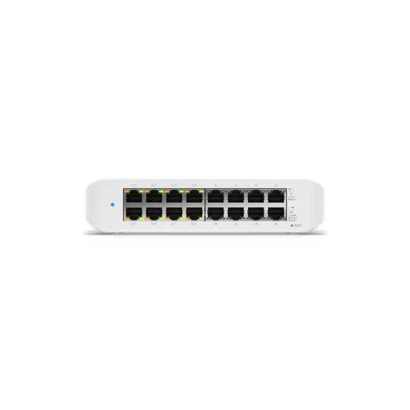 USW-Lite-16-PoE Unifi Switch L2-Managed Gigabit POE Switch 16 Port 45W