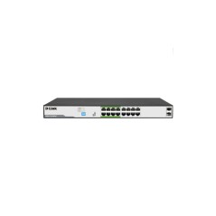 D-LINK DGS-F1018P-E PoE Switch 16 Port 1000 Mbps with 2 SFP Ports