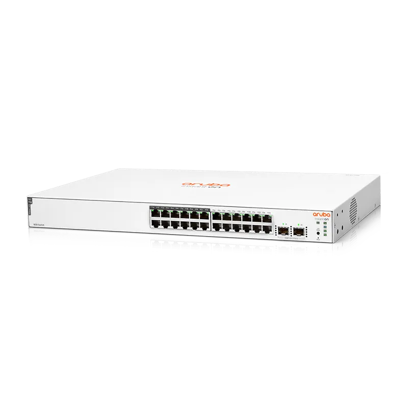 Aruba Instant On 1830 (JL813A) POE Switch 24P Gigabit, 12P POE 2SFP 195W