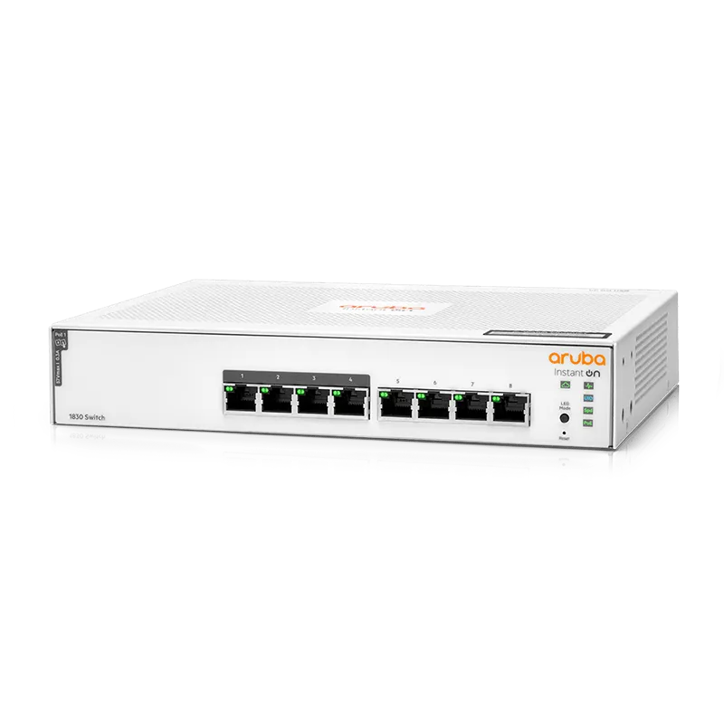 Aruba Instant On 1830 8G (JL811A) Switch Smart-Managed 8P Gigabit, 4P POE 65W