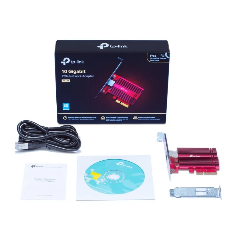 TP-Link TX401 10 Gigabit PCI Express Network Adapter Slot