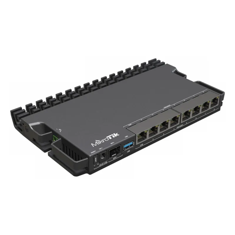 Mikrotik RB5009UPr+S+IN (จ่ายไฟ PoE) ROS Lv5, 7 Port Gigabit, 1 Port 2.5G, SFP+