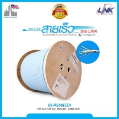 Link Link US-9266LSZH CAT6A F/UTP XG Indoor CABLE 650MHz, LSZH, 23 AWG 305M./Roll